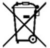 Crossed-out bin icon