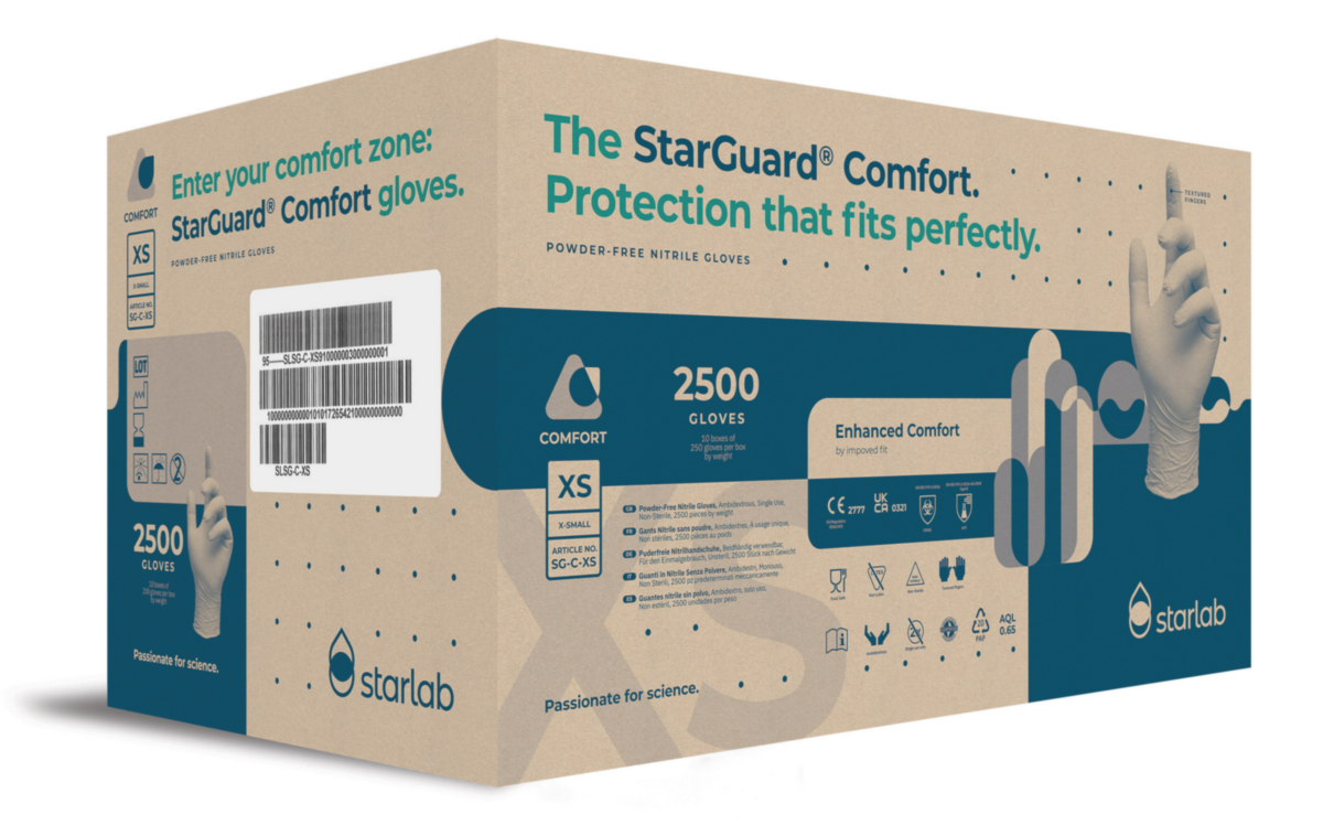 StarGuard® Comfort, Nitrile Gloves, XS STARLAB