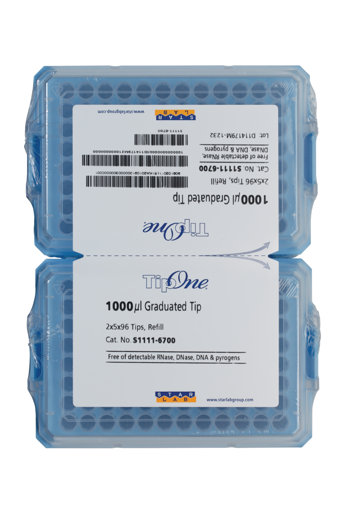 200 µl Bevelled TipOne® Tip, Natural, Refills (nonsterile) STARLAB