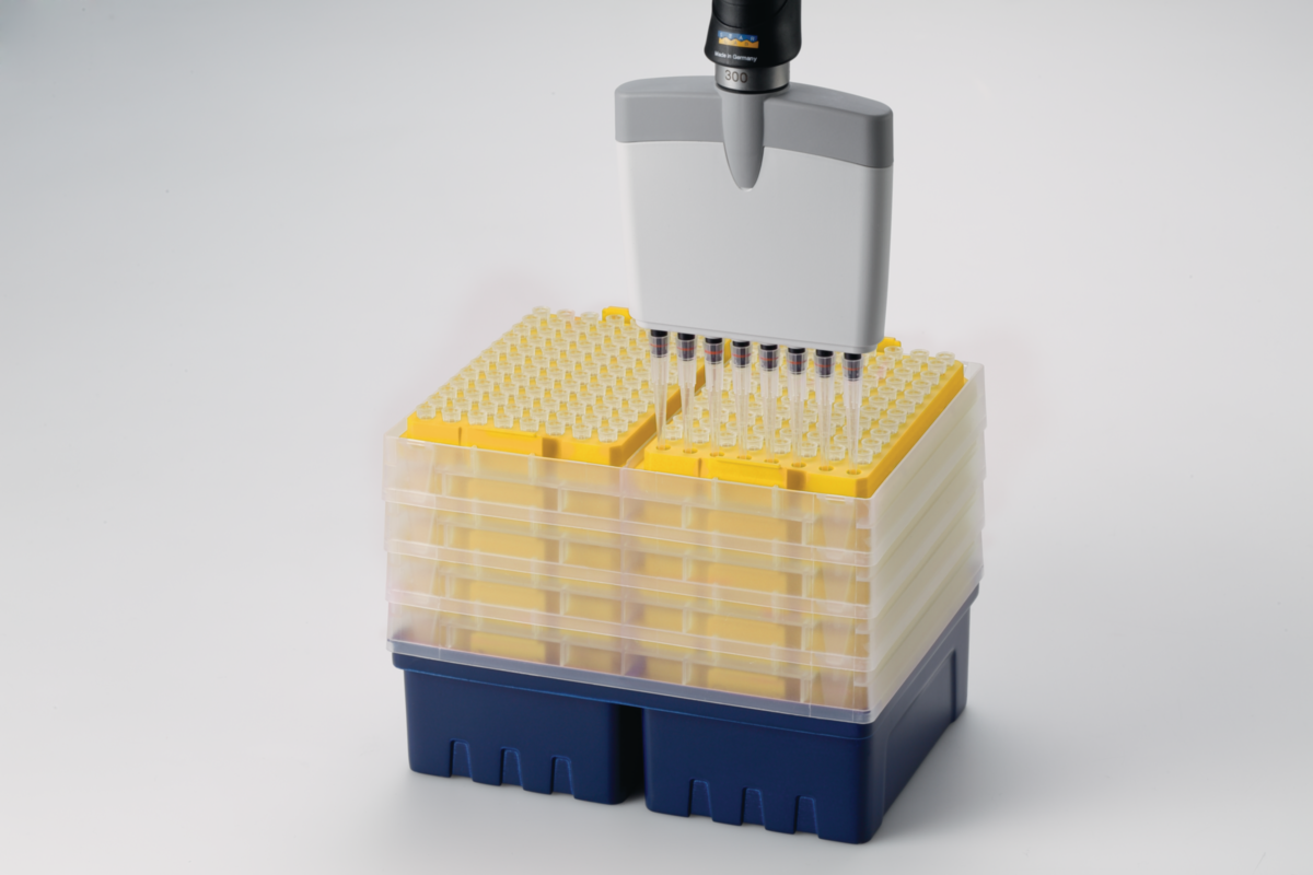 200 µl UltraPoint® graduated TipOne® Tip, Yellow, Stack racks (nonsterile), Case STARLAB