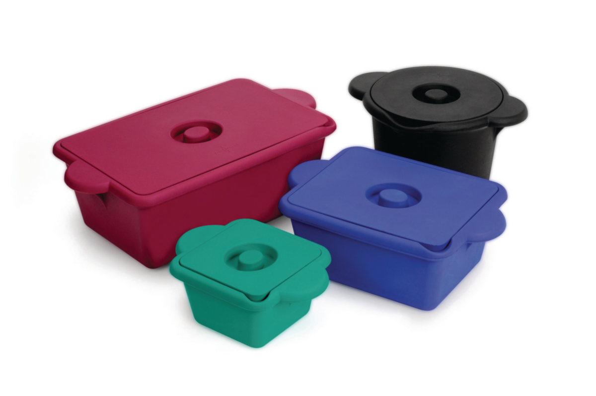 1 Litre Square Cooler Container, Green (270 x 195 x 115 mm) STARLAB