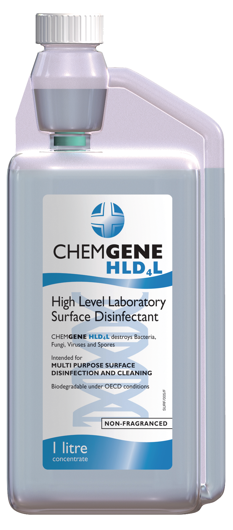 Chemgene HLD4L Conc, Clear Unfragranced, 1 Litre, Case STARLAB