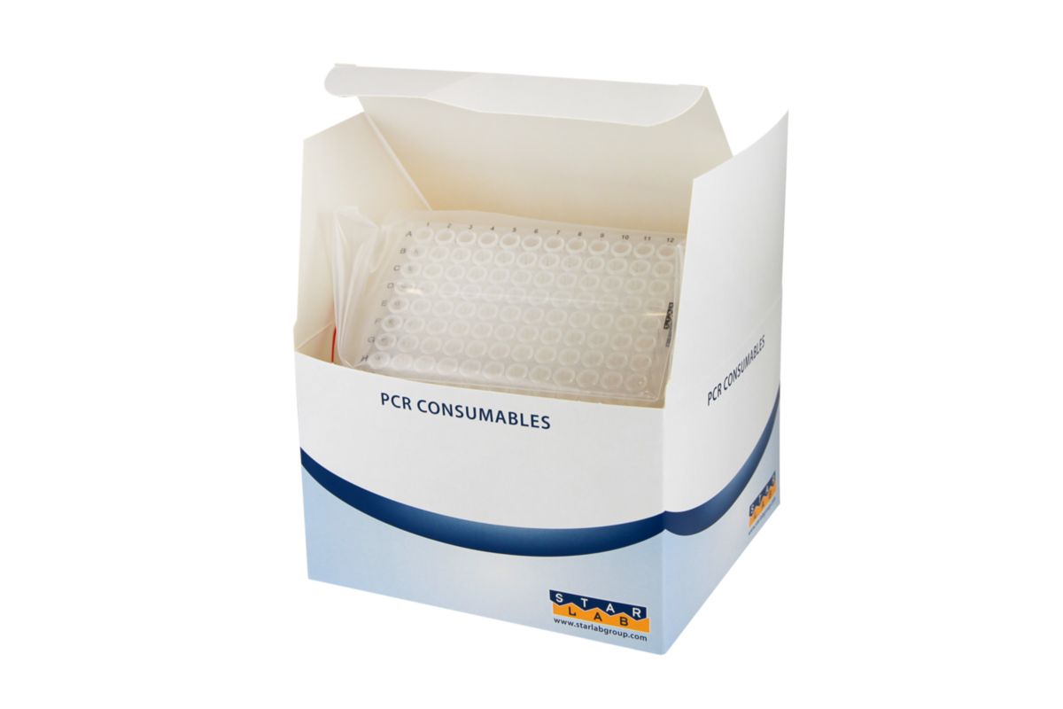 96 Well PCR Plate Non Skirted Natural STARLAB 96-well-pcr-plate-non-skirted-natural-starlab