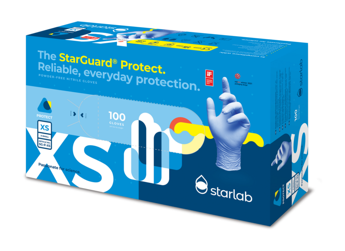 StarGuard® Protect, Nitrile Gloves, XS STARLAB