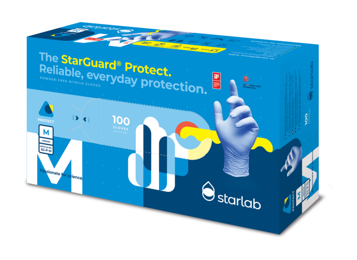 StarGuard® Protect, Nitrile Gloves, M STARLAB