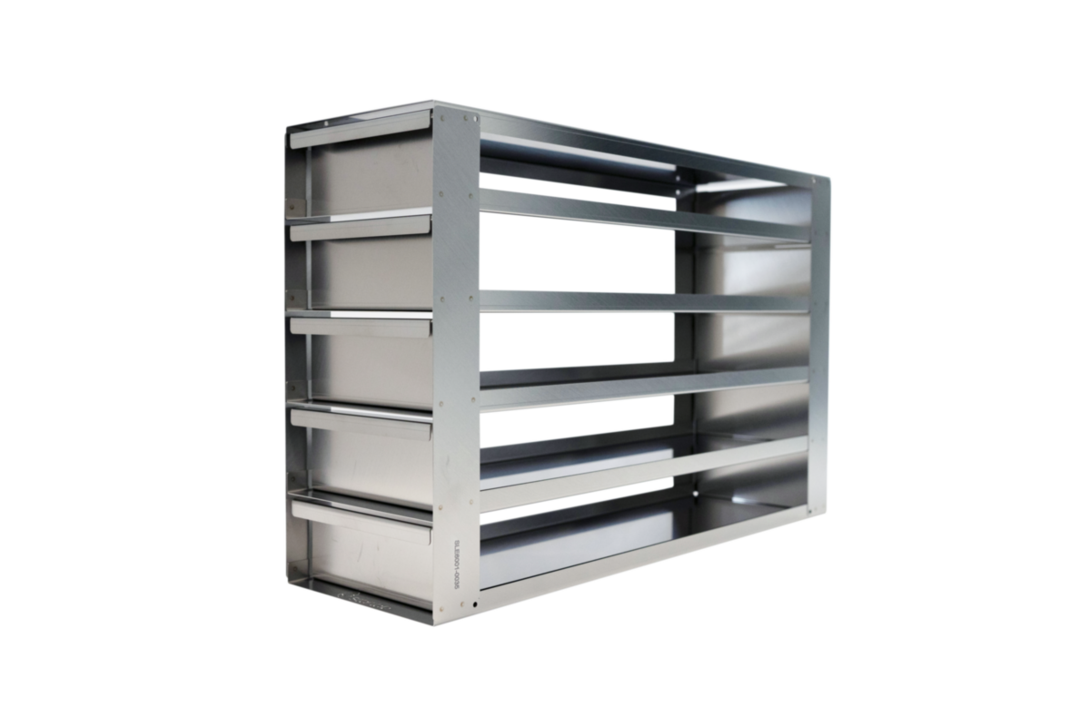 15Place Rack for Upright Freezer, Pull Out Shelves, (3x5) STARLAB