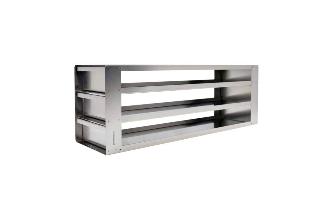 Upright Freezer Racks for Standard Storage Boxes, Stainless Steel (Side ...