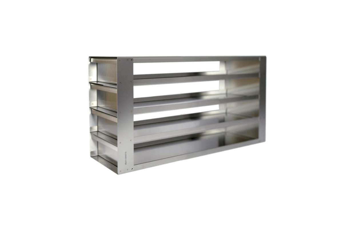 Upright Freezer Racks for Standard Storage Boxes, Stainless Steel (Side ...