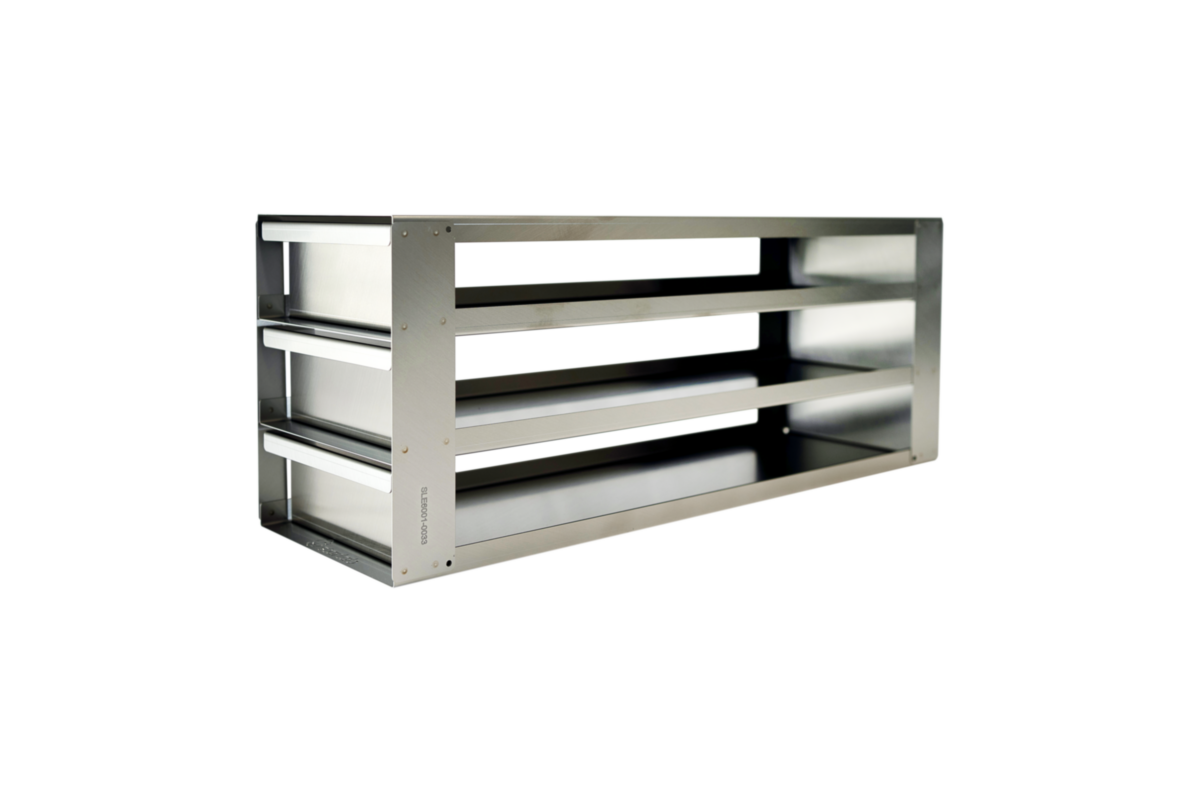 9Place Rack for Upright Freezer, Pull Out Shelves, (3x3) STARLAB