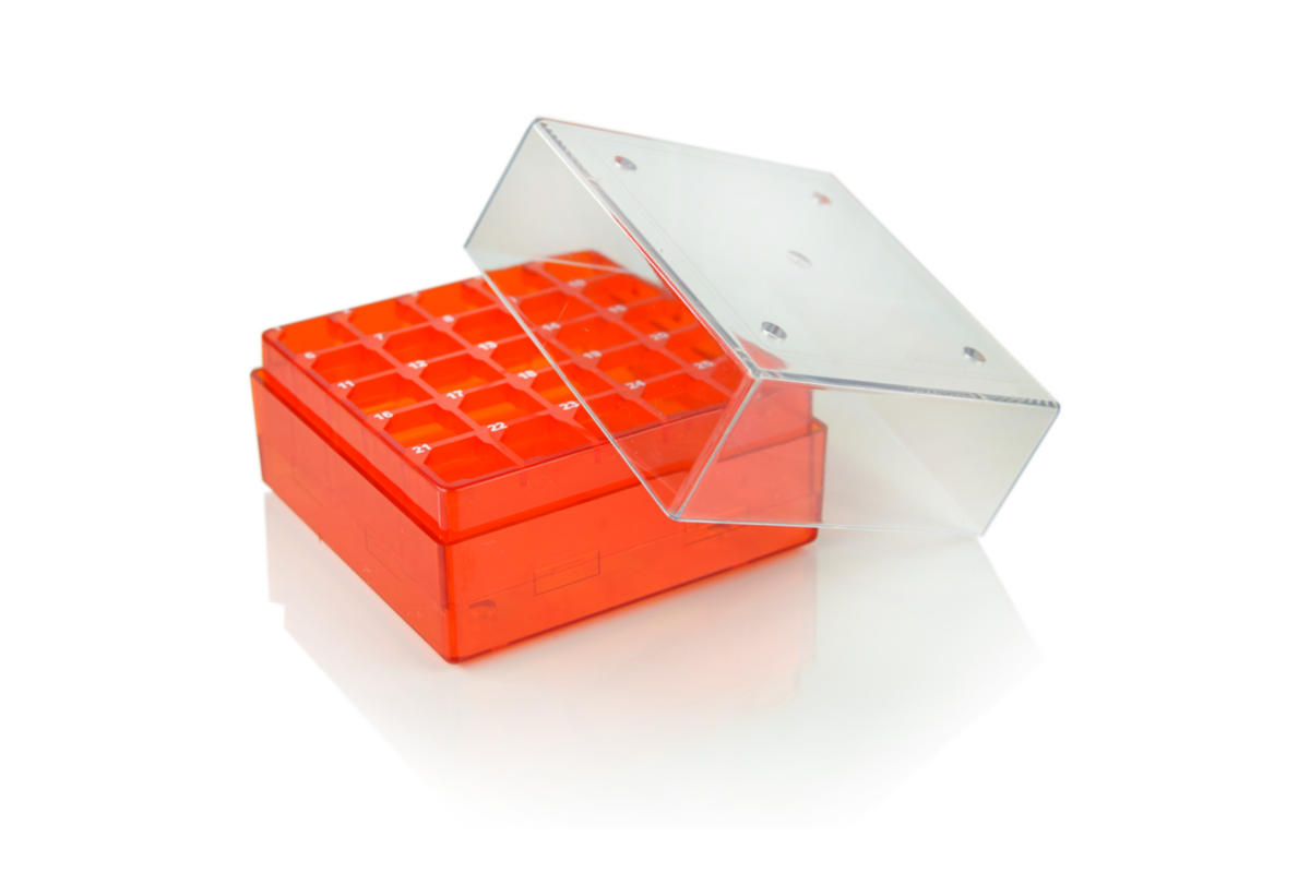 25Place Cryogenic Storage Box, Orange STARLAB
