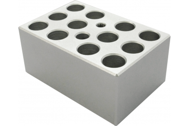 Image – Blocchi metallici per mini bagno a secco (per 12 provette per microcentrifuga da 1,5 ml)