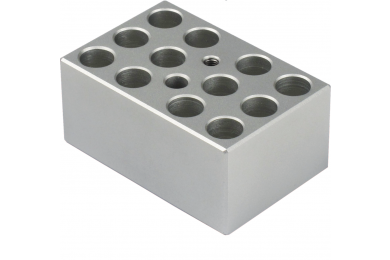 Image – Blocchi metallici per mini bagno a secco (per 12 provette per microcentrifuga da 1,5/2,0 ml)