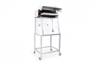 Image – GuardOne<sup>&reg;</sup> Workbench 32' - Tool-free HEPA filter* exchange in just 2 minutes.