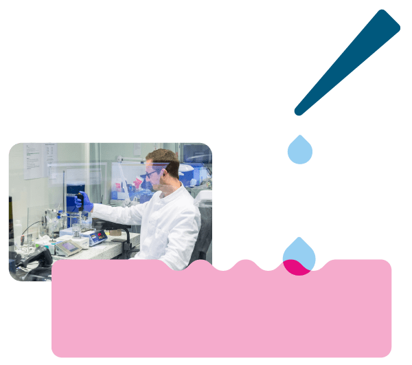 Un technicien effectuant des mesures sur une pipette en maintenance Un technicien effectuant des mesures sur une pipette en maintenance